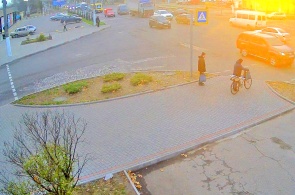 Crossroads of st. Grizodubova and Lomonosov. Melitopol webcams