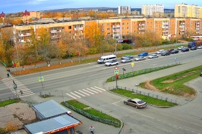 Crossroads of Lenin and Chekists. Webcams of Pervouralsk