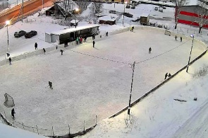 Hockey box. Webcams Medvezhyegorsk online