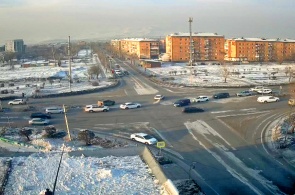 Crossroads of Lopsanchapa and Kalinin. Kyzyl webcams online