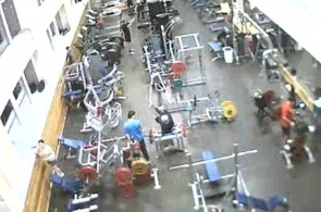 The gym of the sports complex azure web camera online