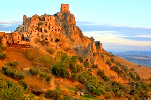 Ghost town Craco. Matera webcams online