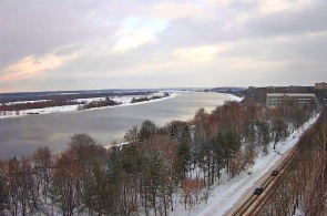 View of the Volga. Webcams Dubna