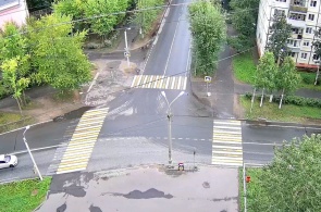 Crossroads of Dzerzhinsky and Loginov. Webcams Severodvinsk