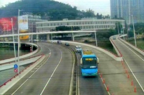 The friendship bridge. Webcam Macau online