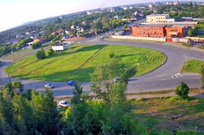 Interchange Chernoistochinskoye highway and Chelyuskintsev street. Webcams Nizhny Tagil
