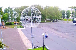 Prosyankin Square. Webcams of Severodvinsk