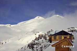 Station "Gara-Bashi" web camera online. View of the Elbrus