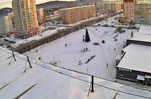 Prazdnichnaya Square. Mezhdurechensk webcams online