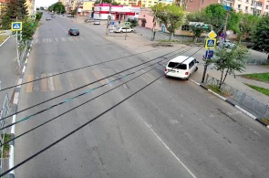 Crossroads of Seminarskaya - Pavlova streets. Webcams Ryazan