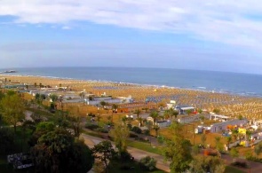 Marina Centro beach. Rimini webcams
