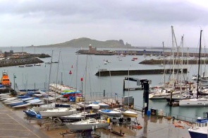 View north from Howth Yacht Club. Dublin webcams