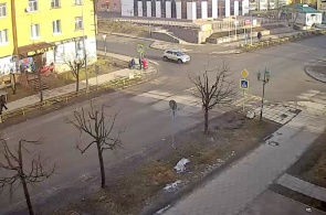 The intersection of Proletarian and Gorky streets. Kondopoga webcams online