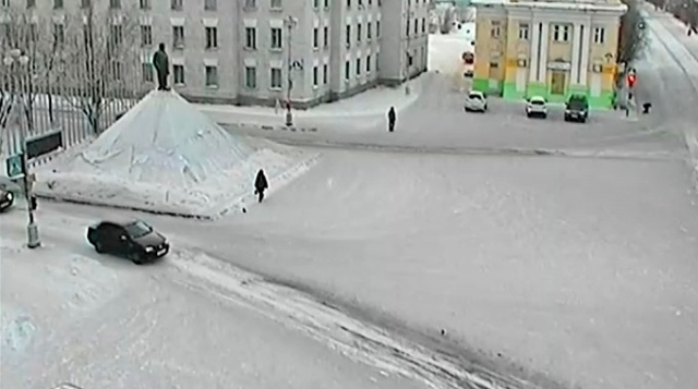 Lenin Street. Vorkuta webcam online