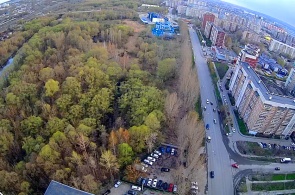 Residential building Sholmov 12a (panorama). Webcams Ulyanovsk