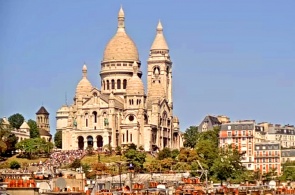 Sacre Coeur Basilica. Paris Webcams
