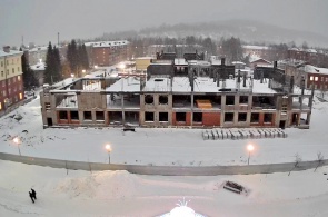 Construction of a school. Mezhdurechensk webcams online