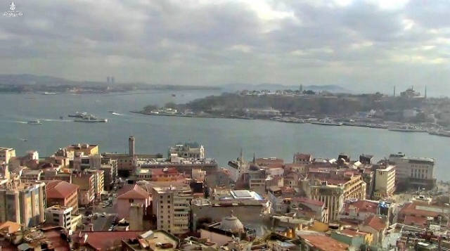 Galata tower. Istanbul webcam online