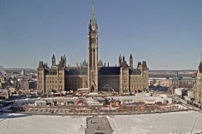 Parliament hill. Webcam Ottawa online