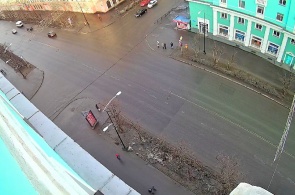 Lenin Avenue. Murmansk webcam online