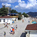Panoramic web camera online city of Sudak, with sound.
