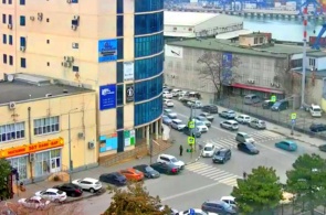 Crossroads st. Ledneva and st. Peace. Webcams Novorossiysk