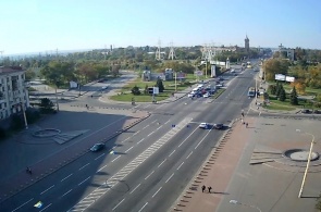 Square Pole, Prospekt Lenina Zaporozhye webcam online