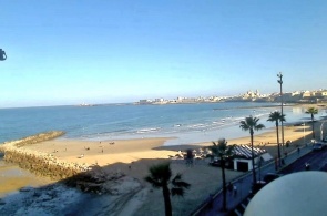The beach of Santa Maria del Mar web Cam online