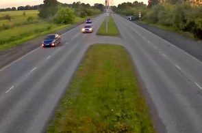 Ilinskoe highway (to the center). Webcams Novokuznetsk