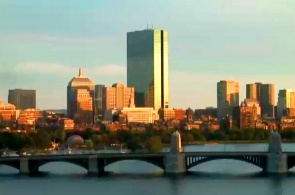 Panorama of the city. Webcam Boston online