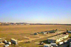 Airfield for small aircraft. Webcam Budapest online