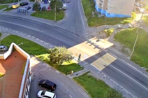 Pedestrian crossing at the music school №5. Webcams Murmansk