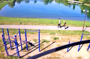 City lake. Angle 2. Georgievsk webcams online