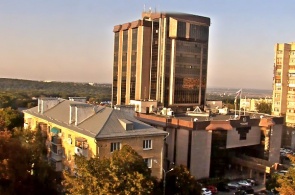 Lenina street overlooking Sberbank. Stavropol webcam online