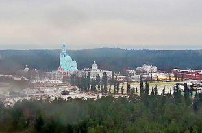 Valaam monastery. Panoramic web camera online