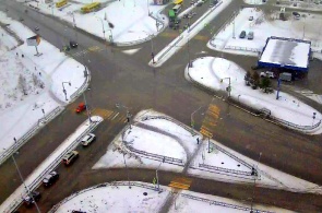 Web camera overlooking the intersection of Chapaev Street - North