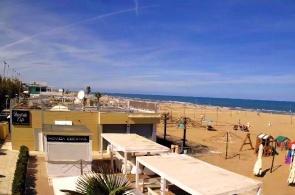 Riccione beach. Rimini webcams