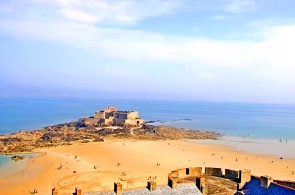 Beach. Saint-Malo webcams online