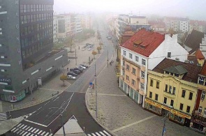 Street Třída Míru. Webcam Pardubice online