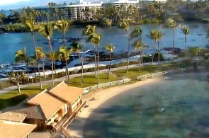 View from Hilton Waikoloa Village webcam online