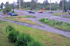 Crossroads of streets Key - Shipbuilding. Webcams Petrozavodsk
