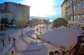 Pavlin square. Senj webcams online