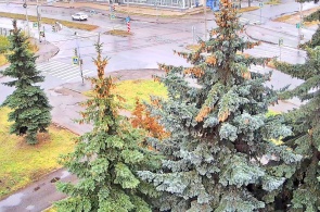 Crossroads of Lisitsyn and Myshkinsky Proezd. Yaroslavl webcams