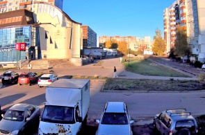 Crossroads of Leningradsky Prospekt and Volgogradskaya Street. Camera2. Webcams Yaroslavl
