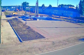 Monument to fellow countrymen soldiers. Oktyabrsky webcams online