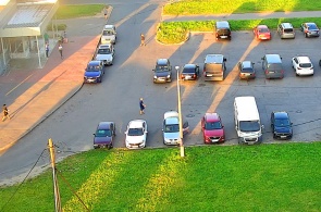 Parking near Strelnitskoye highway, 4. Webcams of Krasnoye Selo