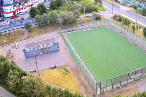 Sports ground on Captain Maklakov. Webcams Murmansk