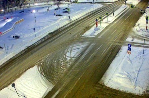 Crossroads of 50 years of the Komsomol and Vesennaya. Mezhdurechensk webcams online