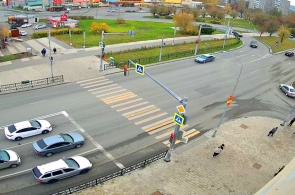Crossroads of Lenin-Ilyich-Trubnikov. Webcams of Pervouralsk