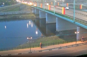Bridge over the river Kotorosl. Webcams Yaroslavl